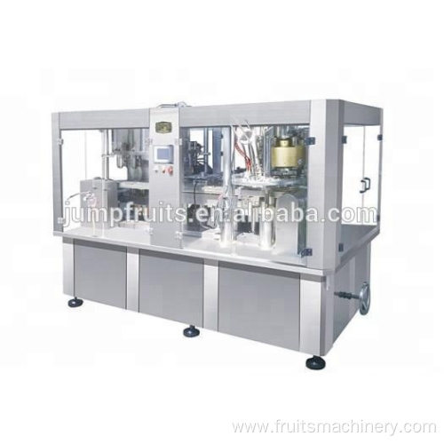 Aspetic filling machine for fruit paste processing plant